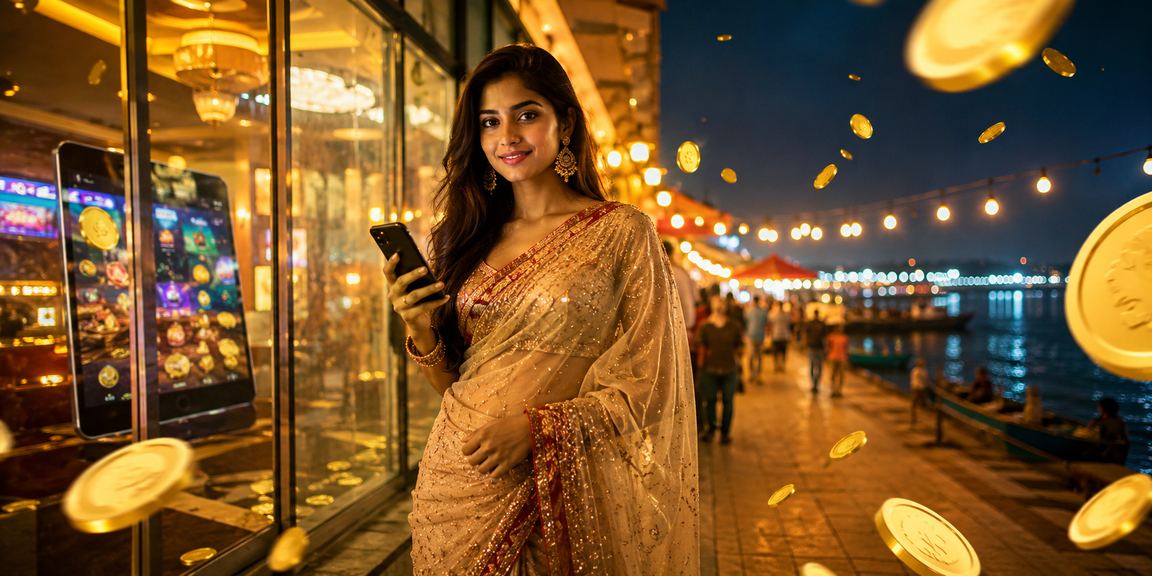 বরিশালে ক্যাসিনো অ্যাপ ব্যবহার করছেন শাড়ি পরা বাংলাদেশি নারী